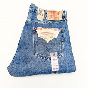 Levi's 501 Vintage Deadstock Denim Jeans Button Fly Size 38 x 30 NWT